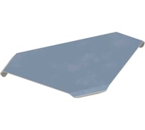 Крышка угла горизонтального ООО "СТАЛЬНЫЕ СИСТЕМЫ" KUS-90G 150 (0,7мм) 90 KU11P11