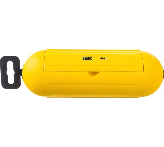Бокс для защиты кабельного соединения IEK IP44 желтый WBX10-44-K05