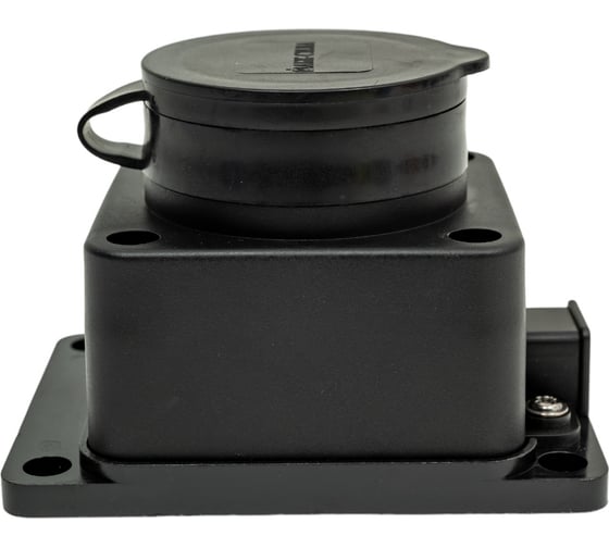 Розетка АБК-СИЛА с крышкой каучук 16А 220В IP- 44 2903021