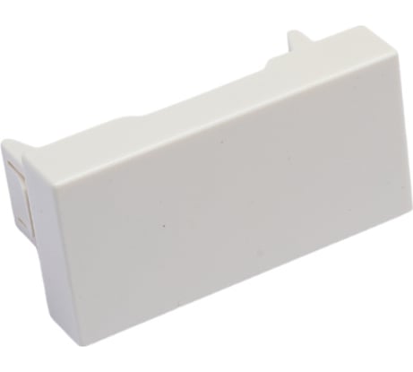 Заглушка IEK ЗК-00-01-П на 1 модуль белая CKK-40D-Z01-K01