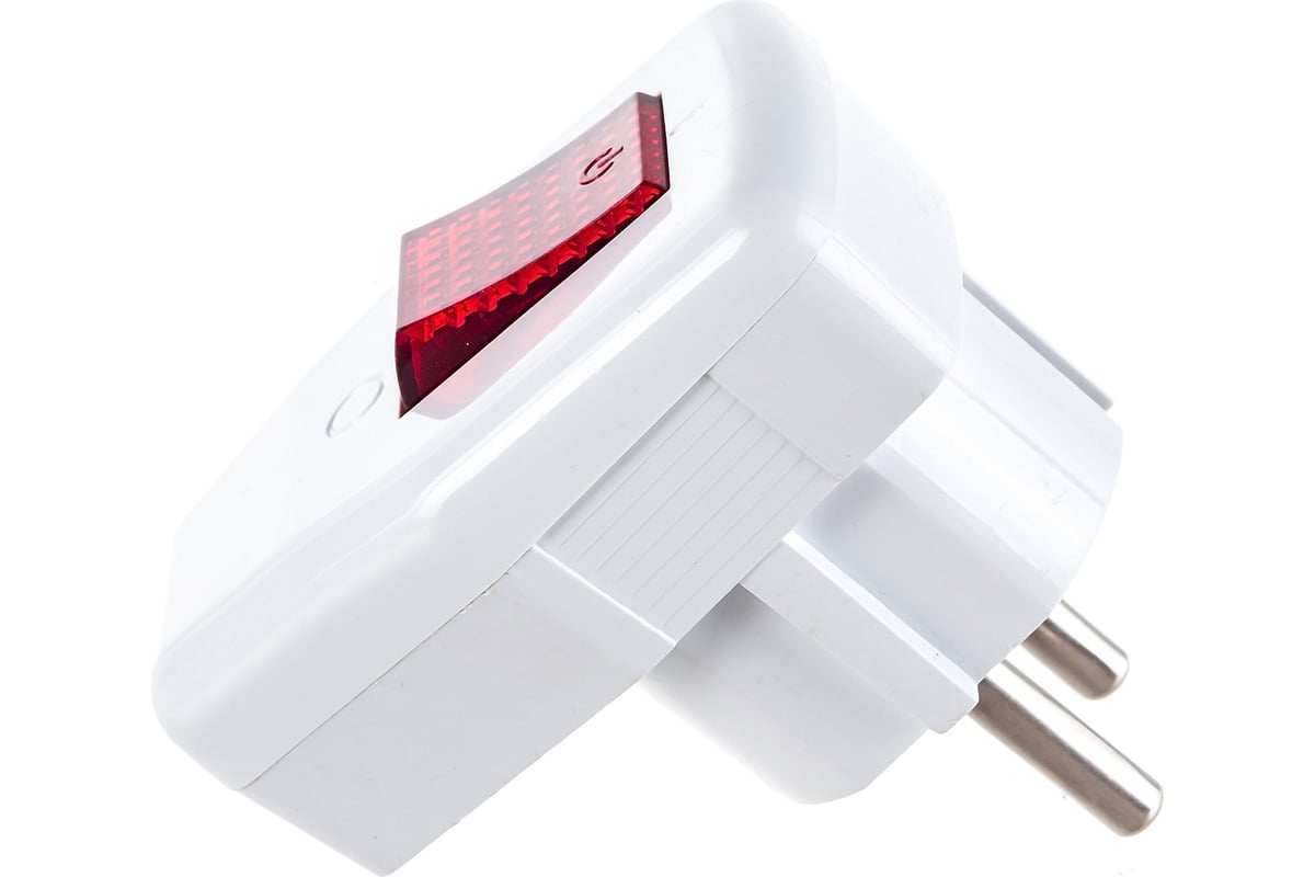 Разборная угловая вилка АБК-СИЛА с заземляющим контактом 16А 220В с ...