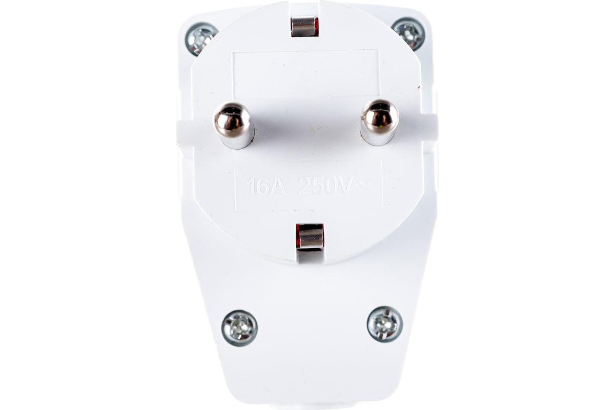 Разборная угловая вилка АБК-СИЛА с заземляющим контактом 16А 220В с ...