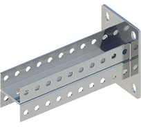 Стойка двойная с приварным основанием ООО "СТАЛЬНЫЕ СИСТЕМЫ" SKD-P-1500 40x30 (1,5мм) L=1500мм гор. цинк SK14KG150-26