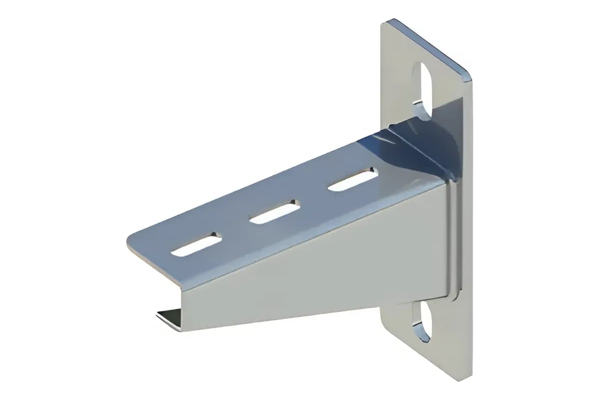 Кронштейн настенный с опорой ООО "СТАЛЬНЫЕ СИСТЕМЫ" KNO-200 (1,5мм) L ...