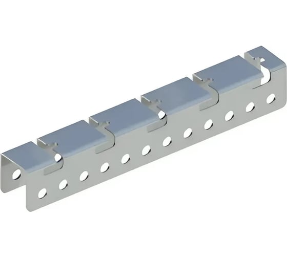 Стойка на сетчатое ограждение ООО "СТАЛЬНЫЕ СИСТЕМЫ" SKSO-250 50*40 (1,5мм) L=250мм гор. цинк SO12OK25-26 1