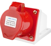 Стационарная розетка АБК-СИЛА HT- 114 16А 3Р+РЕ 380В IP-44 2711402