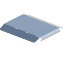 Крышка угла внешнего 45 ООО "СТАЛЬНЫЕ СИСТЕМЫ" KUS-45N 200x100 (1,5мм) горячий цинк KU16AA-26