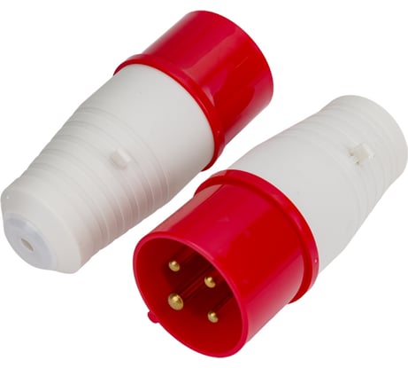 Вилка АБК-СИЛА НТ- 014 16А 3Р+PE 380В. IP-44 2шт. 2701402