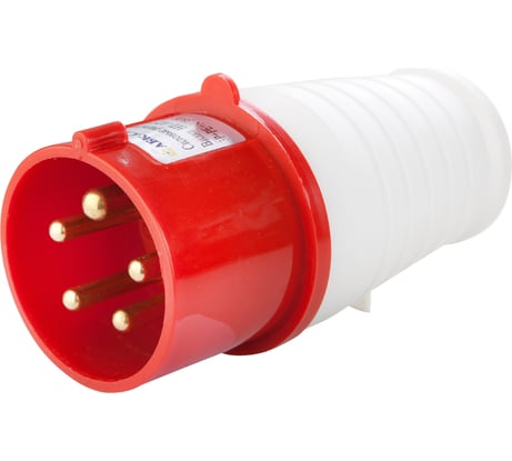 Вилка АБК-СИЛА НТ- 025 32А 3Р+РЕ+N 380В IP-44 2702506