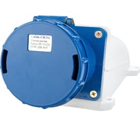 Стационарная розетка АБК-СИЛА HT- 133 63А 2Р+РE 220В IP-67 2713307