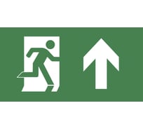 Пиктограмма ВЫХОД стрелка вверх IEK PVC для ССА 3000 LPC10-2-30-15-VVERH