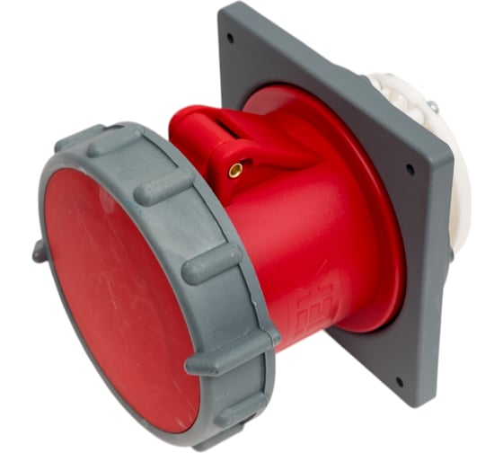 Встраиваемая розетка IEK MAGNUM ССИ-434 63А-6ч/380-415В 3P+PE IP67 PSN72-063-4-2-67