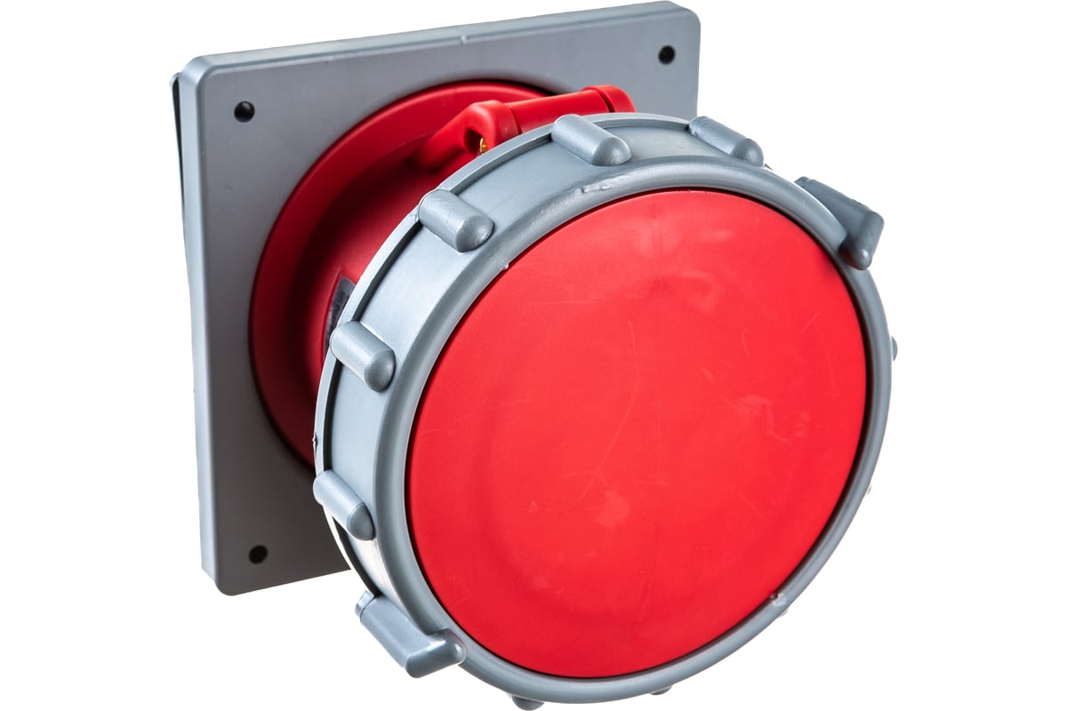 Встраиваемая розетка IEK MAGNUM ССИ-435 63А-6ч/200-415В 3P+PE+N IP67 ...