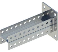 Стойка двойная ООО "СТАЛЬНЫЕ СИСТЕМЫ" SKD-P-2000 50x30 (2,5мм) с приварным основанием L=2000мм SK14OG200-18