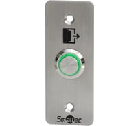 Кнопка металлическая Smartec ST-EX143L врезная, СИД индикатор, НР контакты smkd0657