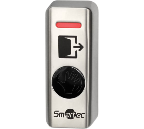 Кнопка ИК-бесконтактная Smartec ST-EX341LW металлическая, накладная, 2-х цветный СИД индикатор, НЗ/НР контакты, IP68 smkd0654 1