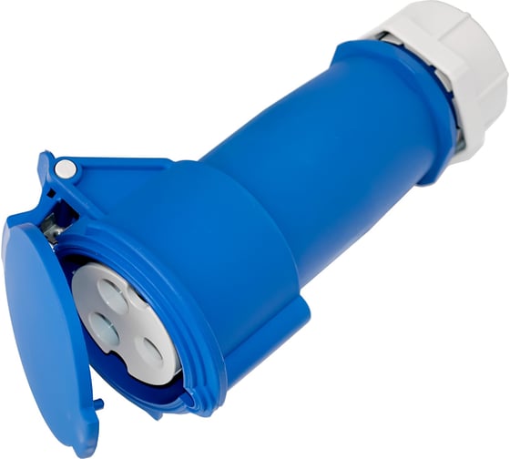 Переносная розетка Bylectrica двухполюсная с заз. конт. 16 А, IP44, РПП16-973 1