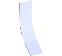 Крышка угла вертикального внутреннего LOTOK лотка лестничного 45' 600 толщина 1,5 мм LAILC 45' 600 (1,5)