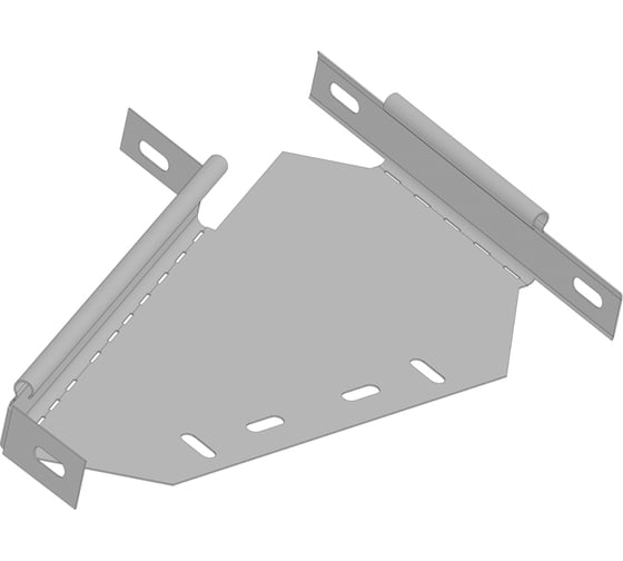 Переходник правый LOTOK 600/400x100, толщина 1,2 мм LAR 600/400х100 (1,2) 1
