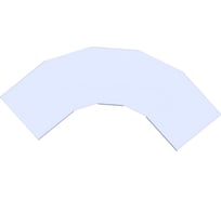 Крышка угла горизонтального лотка лестничного 90' LOTOK 200 толщ. 0,7 мм LAFLC 90' 200 (0,7)