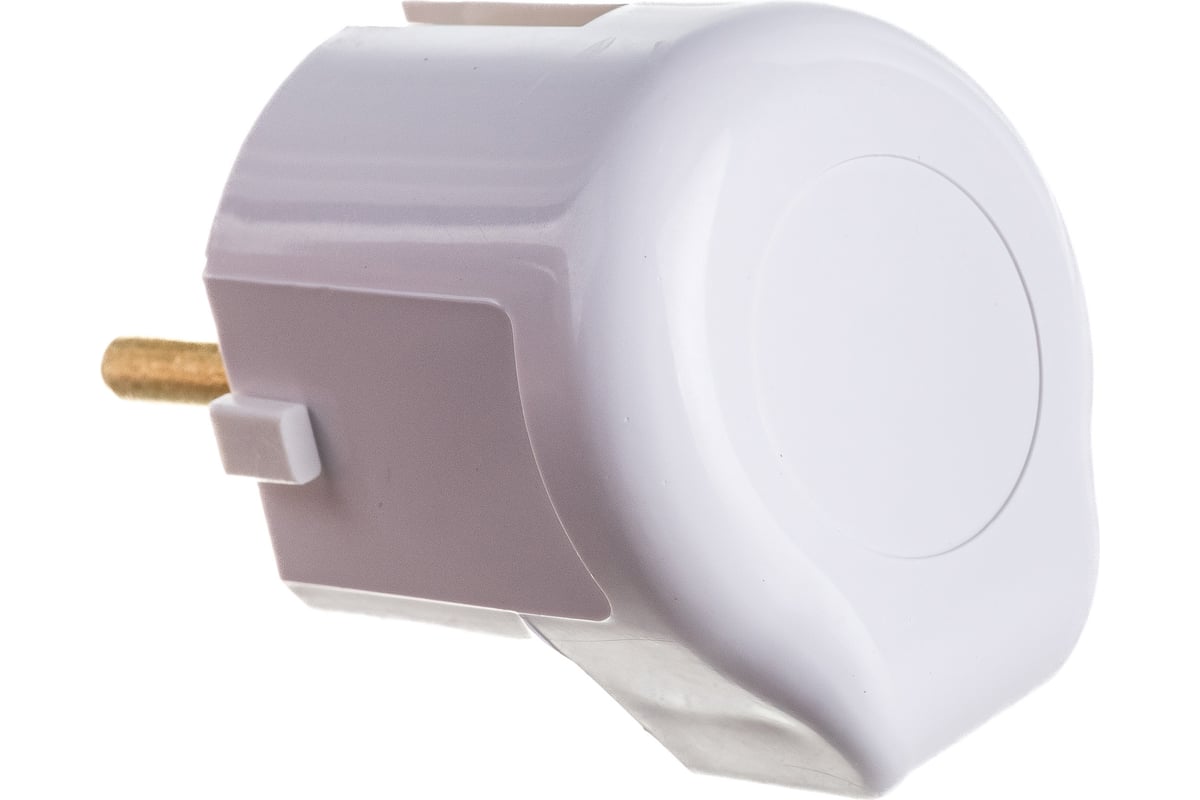 Вилка Bylectrica с боковым подводом провода с заземляющим контактом ...