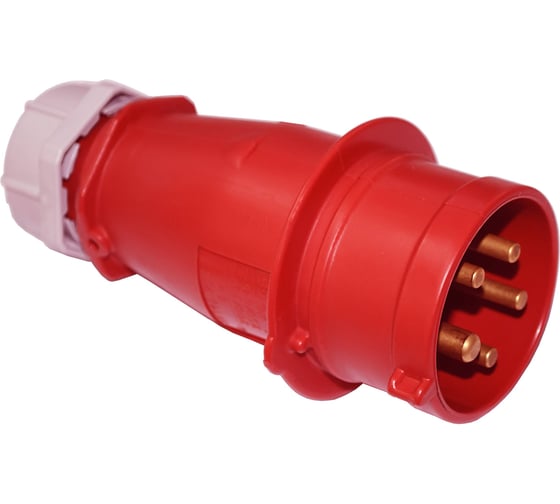 Вилка Bylectrica с нейтральным и заземляющим контактами 32 А, IP44, ВП32-902 1