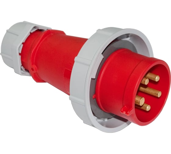 Вилка Bylectrica с нейтральным и заземляющим контактами 32 А, IP67 ВП32-900 1