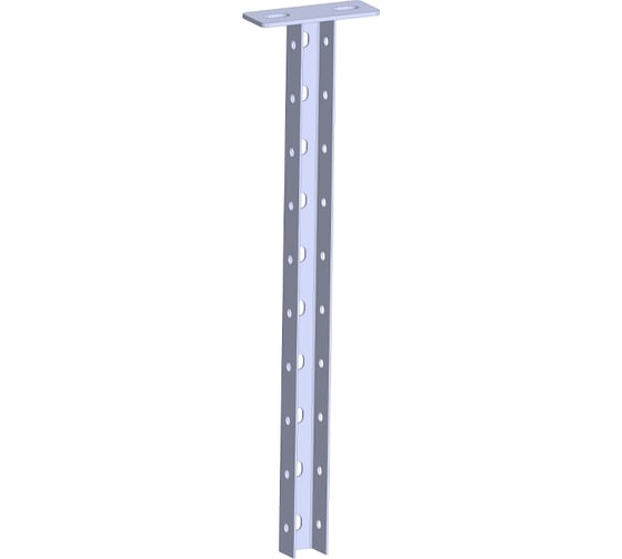 Стойка потолочная сварная LOTOK средние нагрузки, 500 мм, пятка 120x44 (4,0) LCSw 35x30x500 (2,0) 1