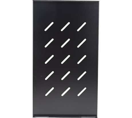 Полка Cabeus 19, перфорированная, для настенных шкафов глубиной 450 мм, черная, RAL 9004 SH-J018-WM45-BK