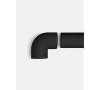 Угол Г-образный Уфакор для АРКА 30х13, комплект 2 шт. черный CT3013UG-BLC