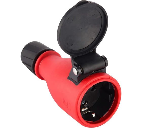 Штепсельная розетка евро Electraline 16А 230В IP54 55083