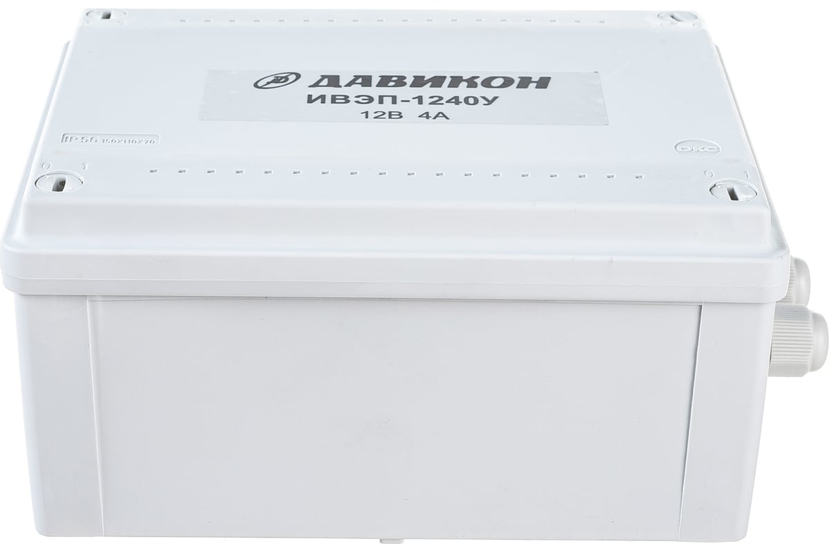 Блок питания ДАВИКОН AC/DC - стабилизированный ИВЭП-1240У - выгодная ...