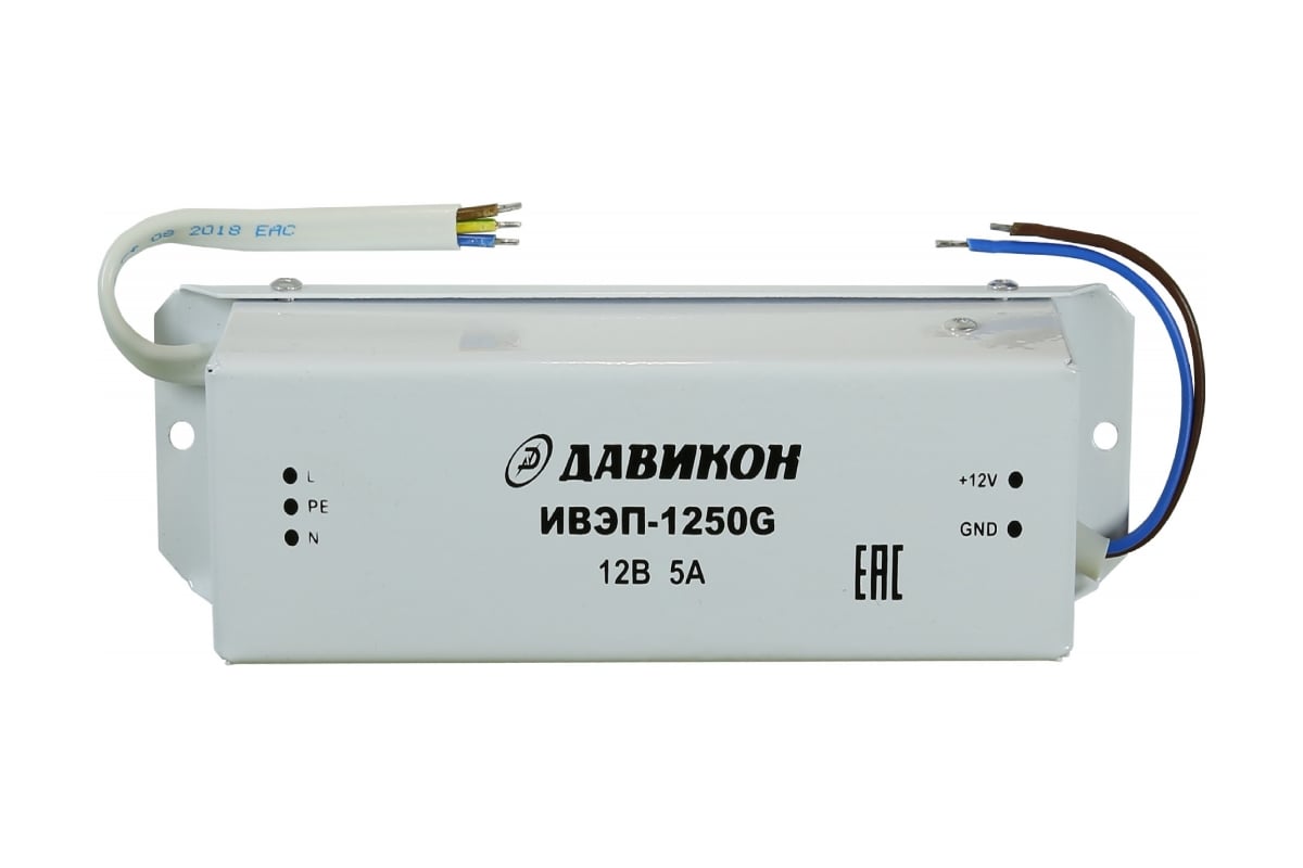 Блок питания ДАВИКОН AC/DC - стабилизированный ИВЭП-1250G - выгодная ...