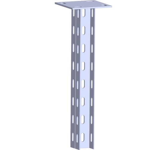 Консоль вертикальная двойная LOTOK 2700 мм, пятка 120x120 (5,0) LCVCd 45x30x2700 (2,0) 1
