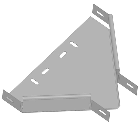Переходник симметричный LOTOK LAS 300/100x100 (0,8) RAL 300/100x100, толщина 0,8 мм покраска LAS 300/100х100 (0,8) RAL