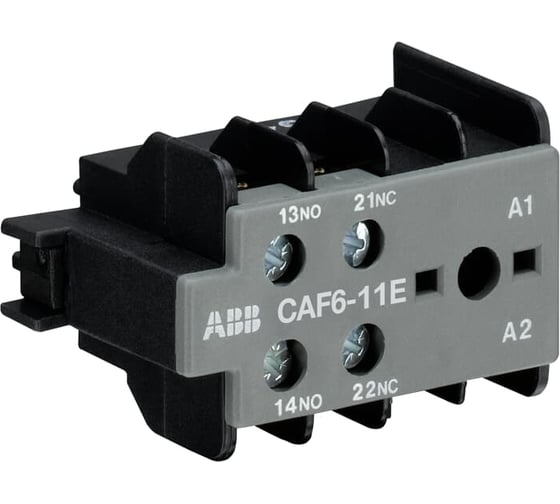 Дополнительный контакт ABB, CAF6-11E фронтальный для миниконтакторов K6, В6, В7 GJL1201330R0002 1