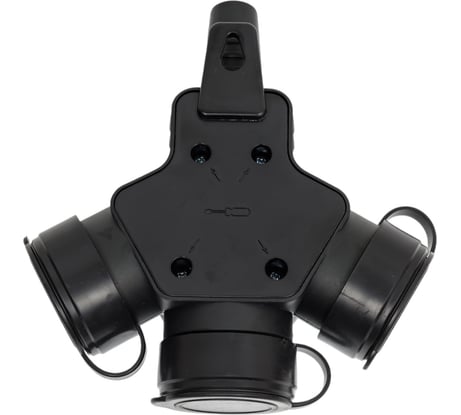 Переносная разборная розетка SVET РА 16-003 УХЛ3 IP 44, каучук, SV0302-0003