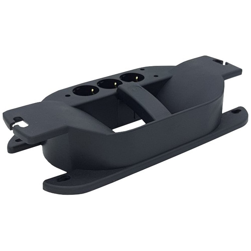 Переносная 3-местная розетка SVET РА 16-007 УХЛ3, каучук, розетка с ...