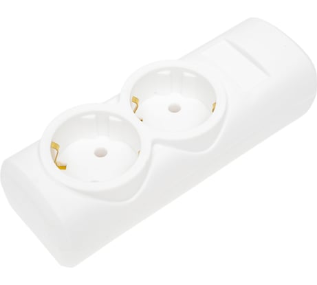 Сетевая колодка PROGIX 2 розетки, с/3, белая SK2GXW