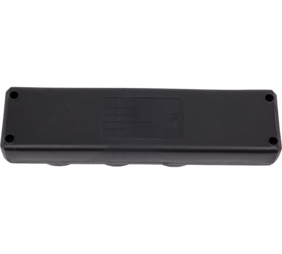 Сетевая колодка PROGIX 3 розетки, с/3, чёрная SK3GXB