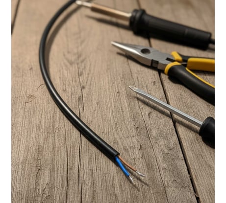 Сетевой кабель с евровилкой PROGIX 5 метров, КГ 2x2.5 PG046