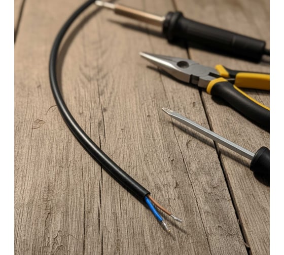 Сетевой кабель с евровилкой PROGIX 5 метров, КГ 2x2.5 PG046