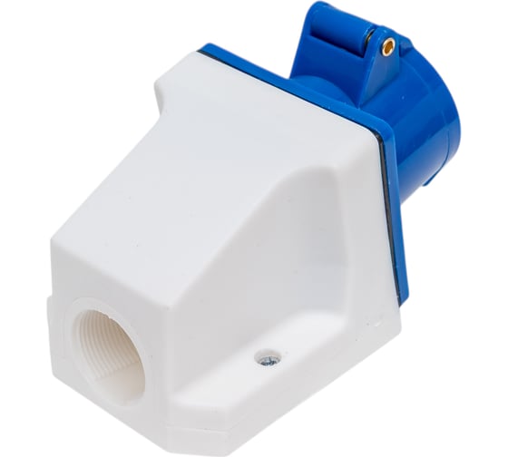 Розетка силовая настенная ARTSUN SW-1F-16А-IP44-3P