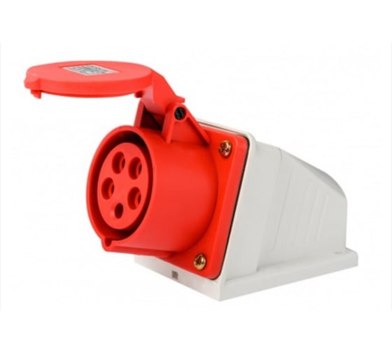 Розетка силовая настенная ARTSUN SW-3F-32А -IP44-5P
