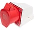 Розетка силовая настенная ARTSUN SW-3F-16А-IP44-5P 3