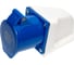 Розетка силовая настенная ARTSUN SW-1F-32А-IP44-3P 3