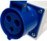 Розетка силовая настенная ARTSUN SW-1F-32А-IP44-3P 6