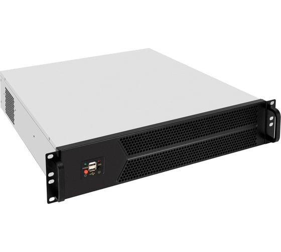 Серверный корпус ExeGate Pro 2U450-06 RM 19", высота 2U, глубина 450, БП 1U-600ADS, 2 USB 298488