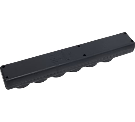 Сетевая колодка PROGIX 6 розеток, с/3, чёрная K4GM270