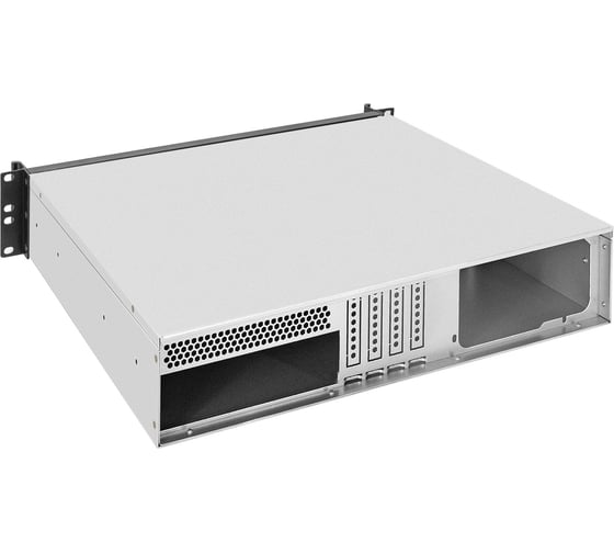 Серверный корпус ExeGate Pro 2U400-04AL RM 19", высота 2U, глубина 400, передняя панель - алюминий, БП 900RADS, 2 USB 298516